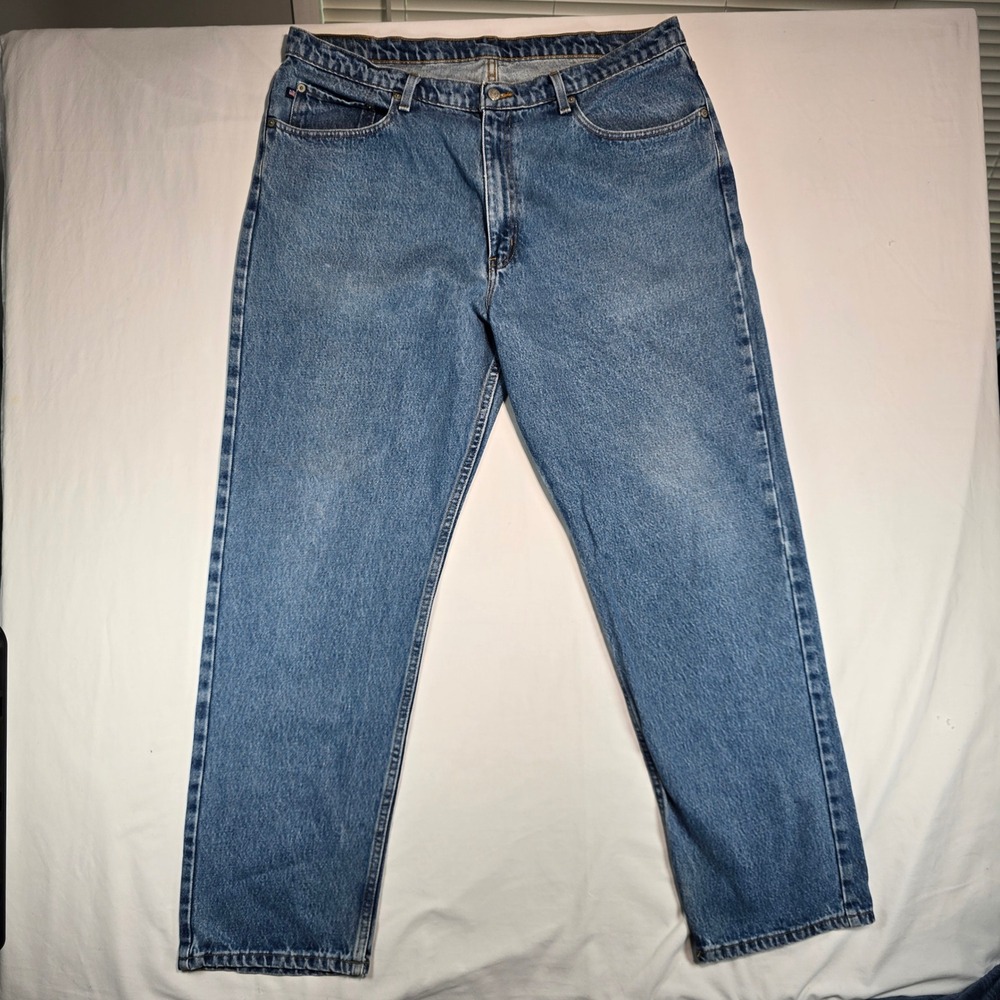 Polo Jeans Co Ralph Lauren Mens 40x32 Relaxed Fit Blue Denim Jeans 4771YAI2040